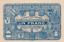 Frankreich 1 Franc - Chamber of Commerce - Nord et Pas-deCalais - Serie B