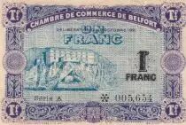 Frankreich 1 Franc - Chambre de Commerce - Belfort - S&eacute;rie A - 12-10-1921