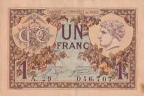 Frankreich 1 Franc - Chambre de commerce - Paris - 10-03-1920 - S&eacute;rie A.29