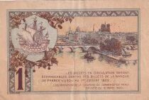 Frankreich 1 Franc - Chambre de commerce - Paris - 10-03-1920 - S&eacute;rie A.34
