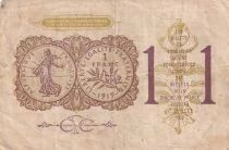Frankreich 1 Franc - Chambre de commerce - Paris - 10-03-1920 - S&eacute;rie S.F78