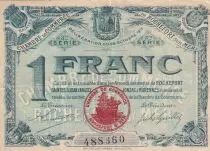 Frankreich 1 Franc - Chambre de Commerce - Rochefort sur Mer - 3&egrave;me s&eacute;rie -28-10-1915