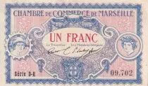 Frankreich 1 Franc - Chambre de commerce de Marseille - 1917 - Serial D-R - P.79-70