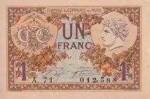 Frankreich 1 Franc - Chambre de commerce de Paris - 1920 - Serial A.71 - P.97-36
