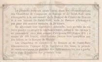 Frankreich 1 Franc - Chambre de commerce de Rennes et Saint-Malo - 1915 - P.105-3