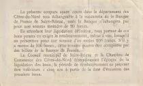 Frankreich 1 Franc - Chambre de commerce de Saint-Brieuc - P.111-6