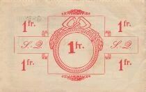 Frankreich 1 Franc - City of Saint-Quentin - 03-01-1916 - Serial G