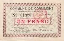 Frankreich 1 Franc - Cornimont- 1915 - Serial A - P.88-13