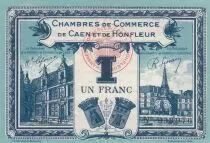 Frankreich 1 Franc - Honfleur and Caen Chamber of Commerce - 1920