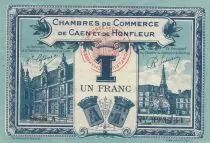 Frankreich 1 Franc - Honfleur and Caen Chamber of Commerce - 1920