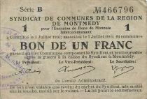 Frankreich 1 Franc - Montmedy Region - 07-07-1916