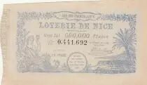 Frankreich 1 franc - Musicians\' association lottery - 1884 - AU