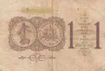 Frankreich 1 Franc - Paris Chamber of Commerce - 1920 - Serial S.C57