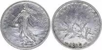 Frankreich 1 Franc - Semeuse - 1912 - Silver