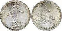 Frankreich 1 Franc - Semeuse - 1914 - Silver