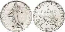 Frankreich 1 Franc - Sower - 1918 - Silver