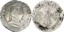 Frankreich 1 Franc, Henri III  Col Plat - 1578 - B Rouen- Silver - VF