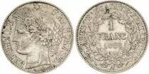 Frankreich 1 Franc Ceres - 1888 A Paris - SILVER - XF to AU