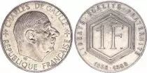 Frankreich 1 Franc Charles de Gaulle 1958-1988 -  WITHOUT MINTMARK - VF