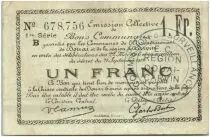 Frankreich 1 Franc Douai City - 1914