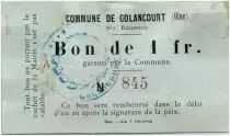Frankreich 1 Franc Golancourt City