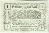 Frankreich 1 Franc Laon R&eacute;gional - 1916