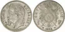 Frankreich 1 Franc Napoleon III - 1868 A Paris - Silver