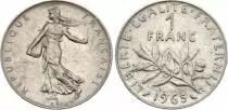 Frankreich 1 Franc Seed Sower 1965 - Large Owl