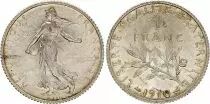 Frankreich 1 Franc Semeuse - 1910 - Silver