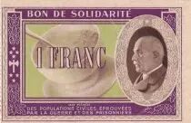 Frankreich 1 Franc Solidarity Bond - 1941-1942 - Serial A