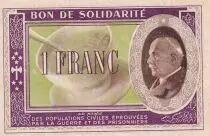 Frankreich 1 Franc Solidarity Bond - 1941-1942 - Serial C