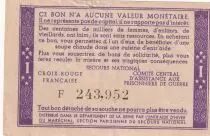 Frankreich 1 Franc Solidarity Bond - 1941-1942 - Serial F