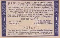 Frankreich 1 Franc Solidarity Bond - 1941-1942 - Serial O