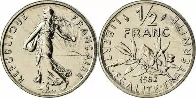 Frankreich 1 Franc Sower 1981