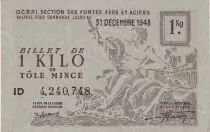 Frankreich 1 Kilo de T�le Mince - Section des Fontes Fers et Aciers