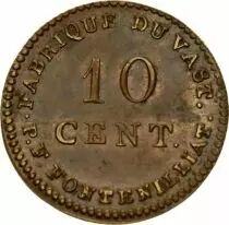 Frankreich 10 Cent, Fabrique du Vast - P. F. Fontenilliat - 1795