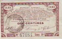 Frankreich 10 cent. 70 communes