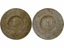 Frankreich 10 Centimes - 1909  ESSAI of Rude - XF