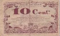 Frankreich 10 Centimes - City of Lille - Bon communal - 31-10-1917 - S&eacute;rie B