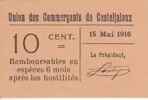 Frankreich 10 centimes Casteljaloux City