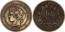 Frankreich 10 Centimes Ceres - National Governement - 1870 A Paris