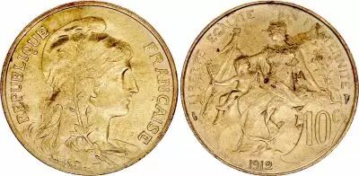 Frankreich 10 Centimes Dupuis - 1898