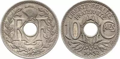 Frankreich 10 Centimes Lindauer - 1932
