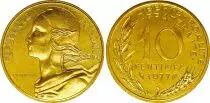 Frankreich 10 Centimes Marian - 1977 - UNC