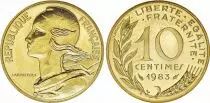 Frankreich 10 Centimes Marian - 1983 - UNC