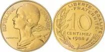 Frankreich 10 Centimes Marian - 1988 - from UNC set