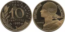 Frankreich 10 Centimes Marianne - 1996 Proof