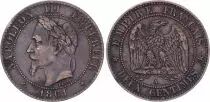 Frankreich 10 Centimes Napoleon III - Laurel head - 1861 A Paris