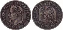 Frankreich 10 Centimes Napoleon III - Laurel head - 1861A Paris