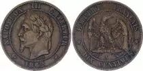 Frankreich 10 Centimes Napoleon III Laureate head - 1862 A Paris - VF - KM.798.1